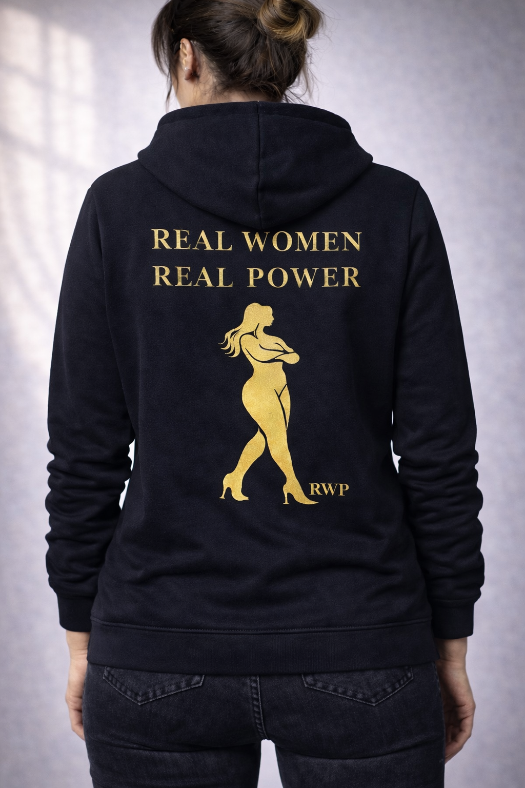 Sweat Real Women Power – Brodé à la main
