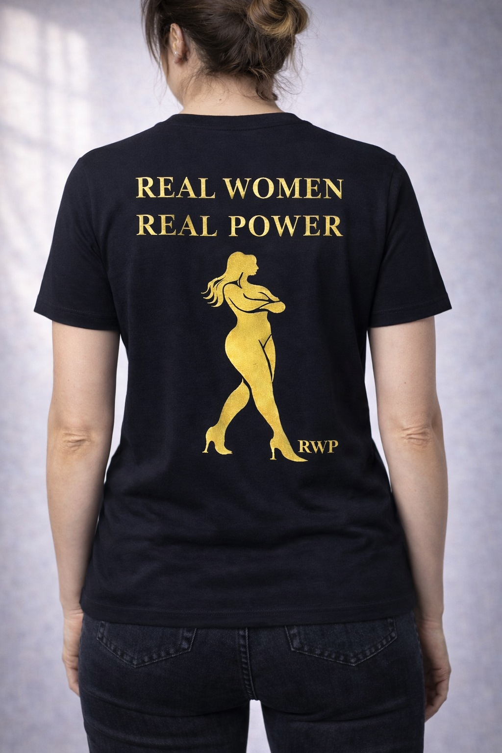 Tee shirt coton  " REAL WOMEN-REAL POWER "